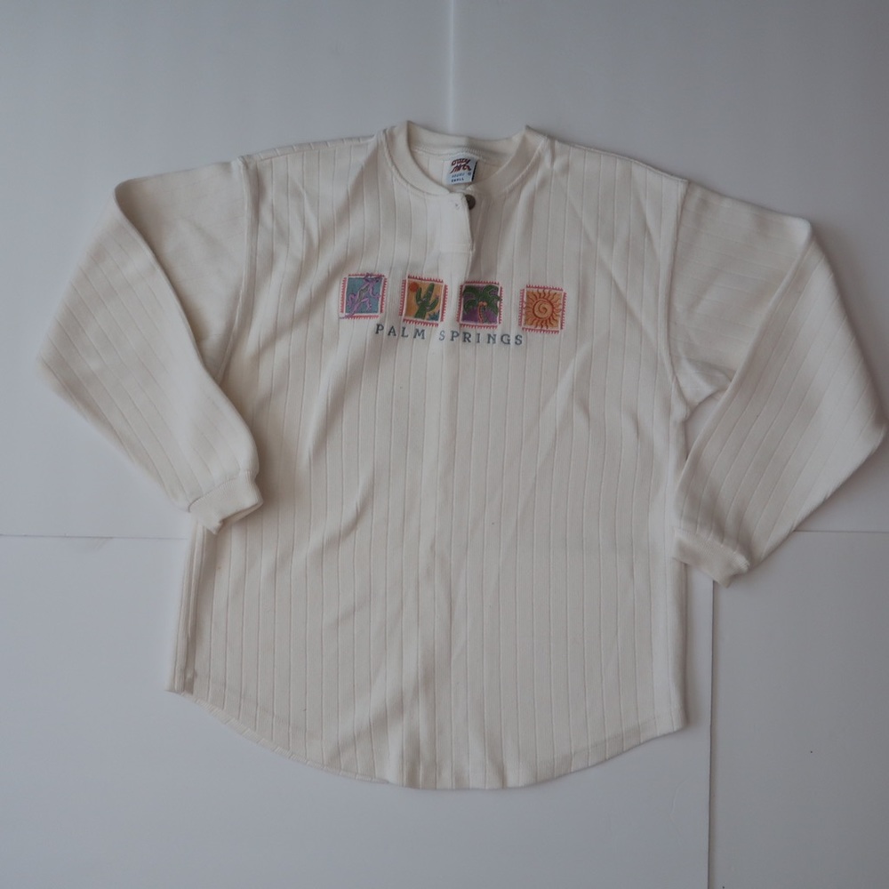 *VINTAGE* Crazy Shirts Hawaii Women Palm Springs Sweatshirt